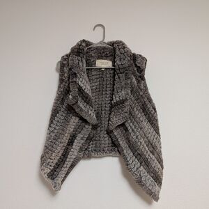 Bagatelle Faux Fur Open Vest M